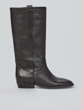 Leather boots
