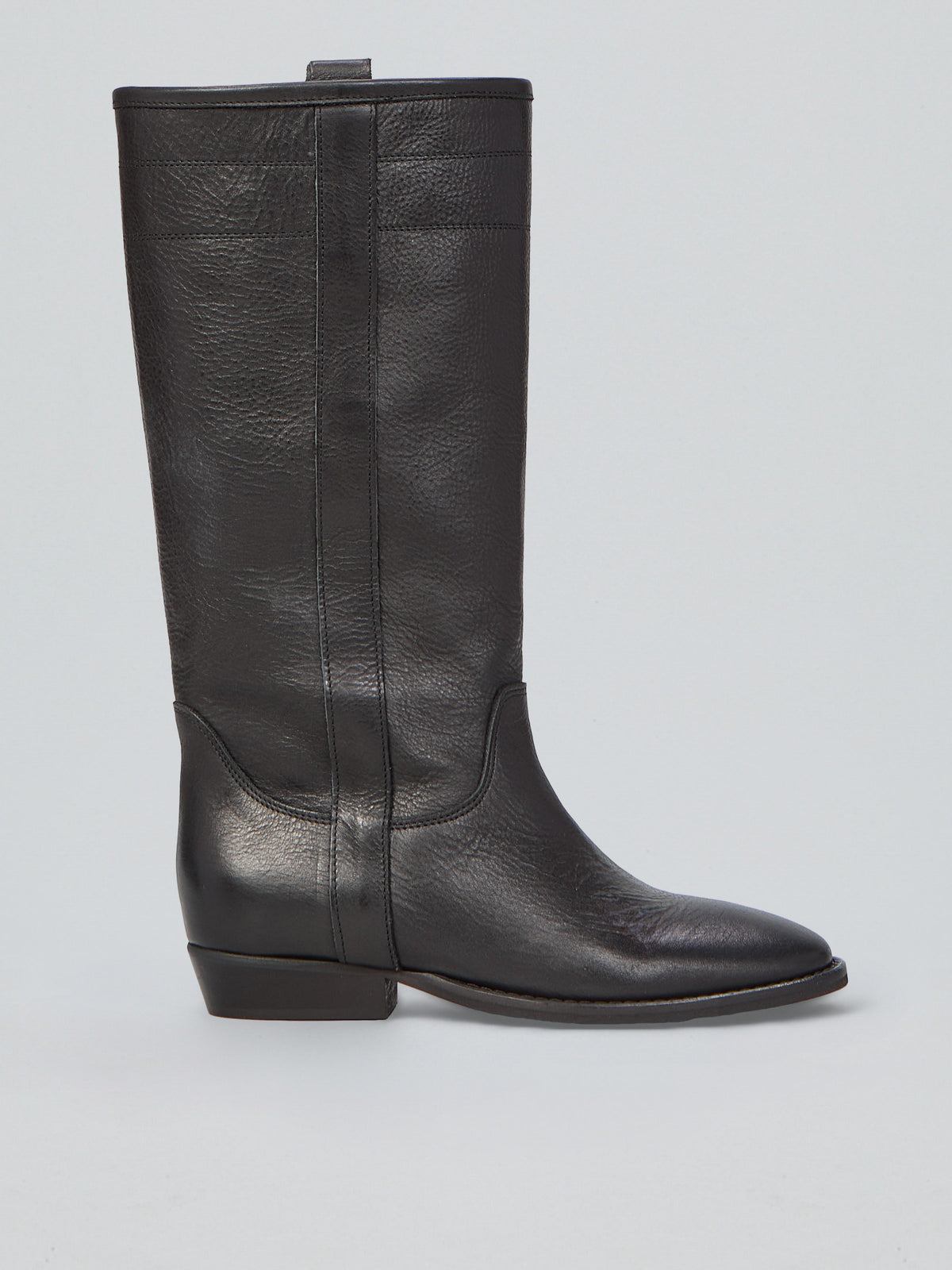 Leather boots
