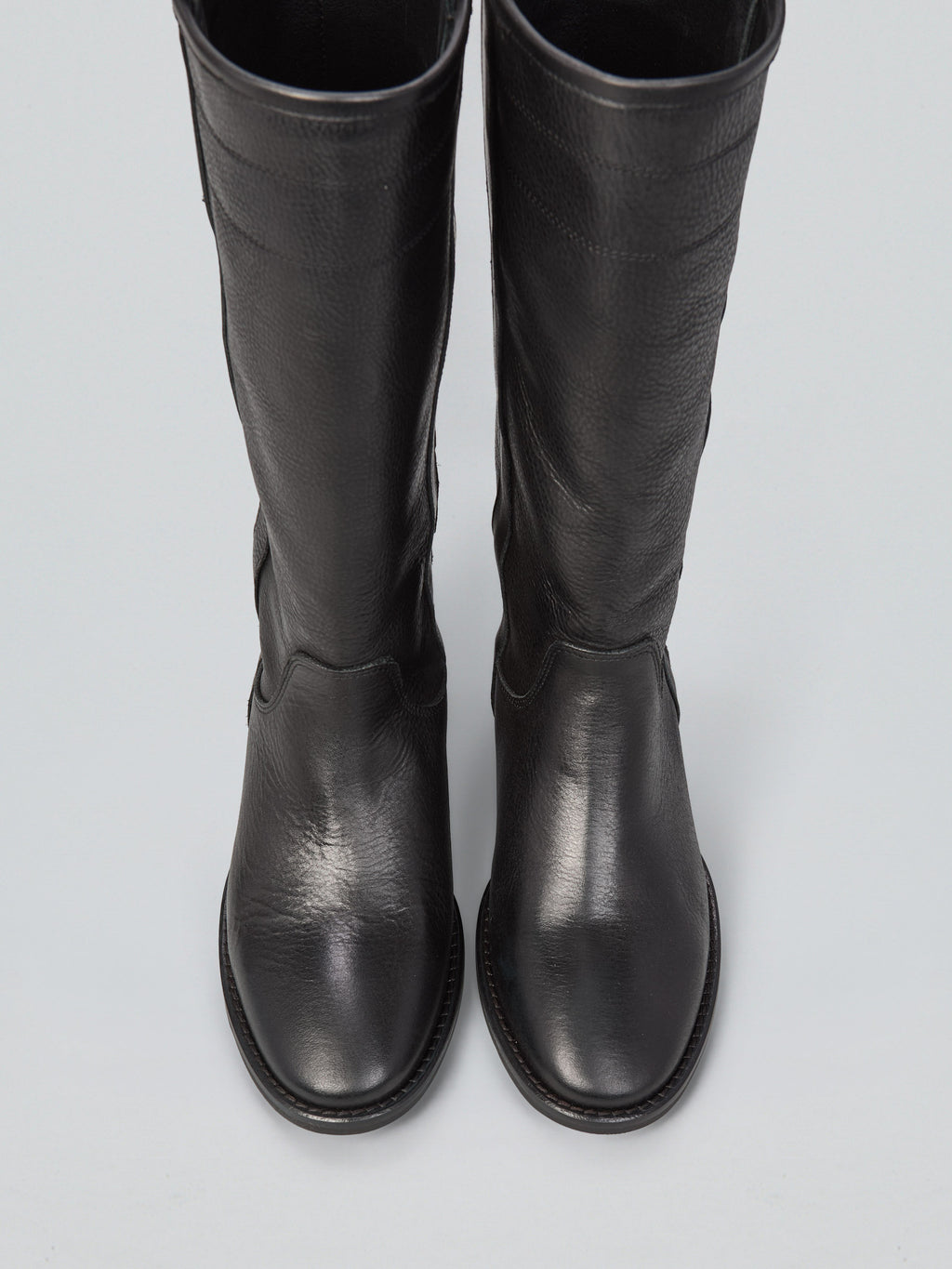 Leather boots