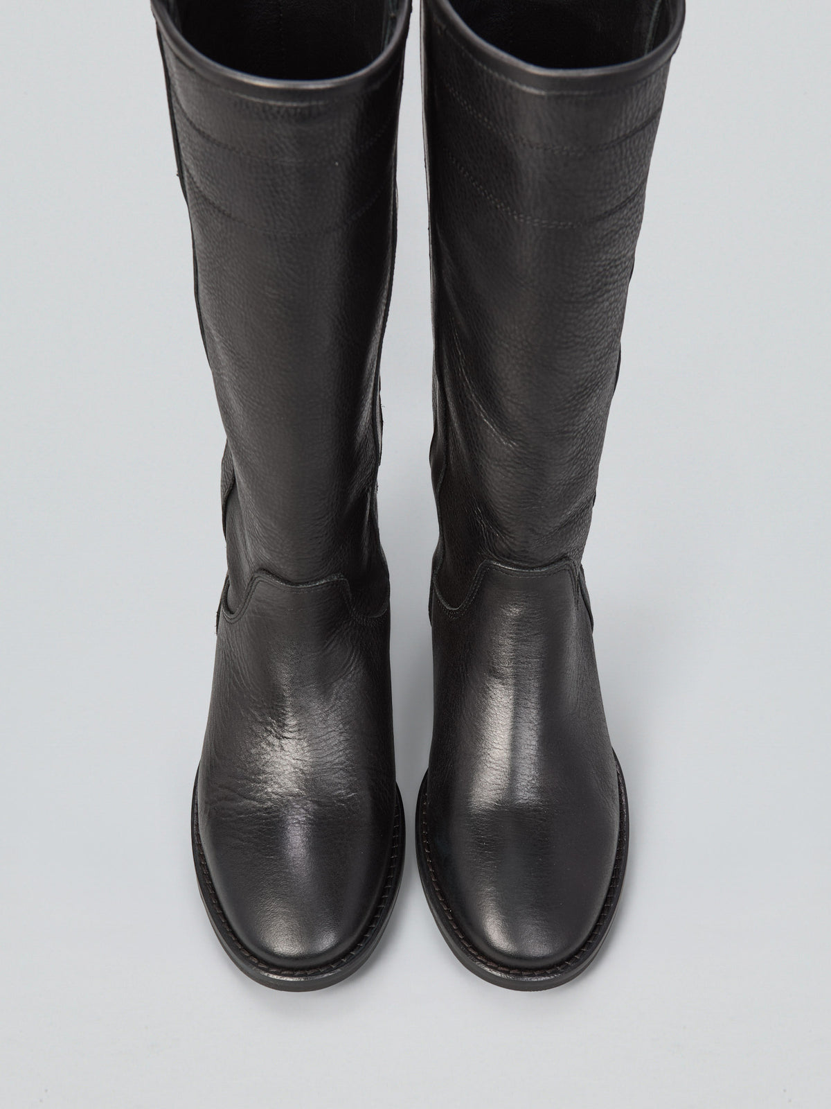 Leather boots