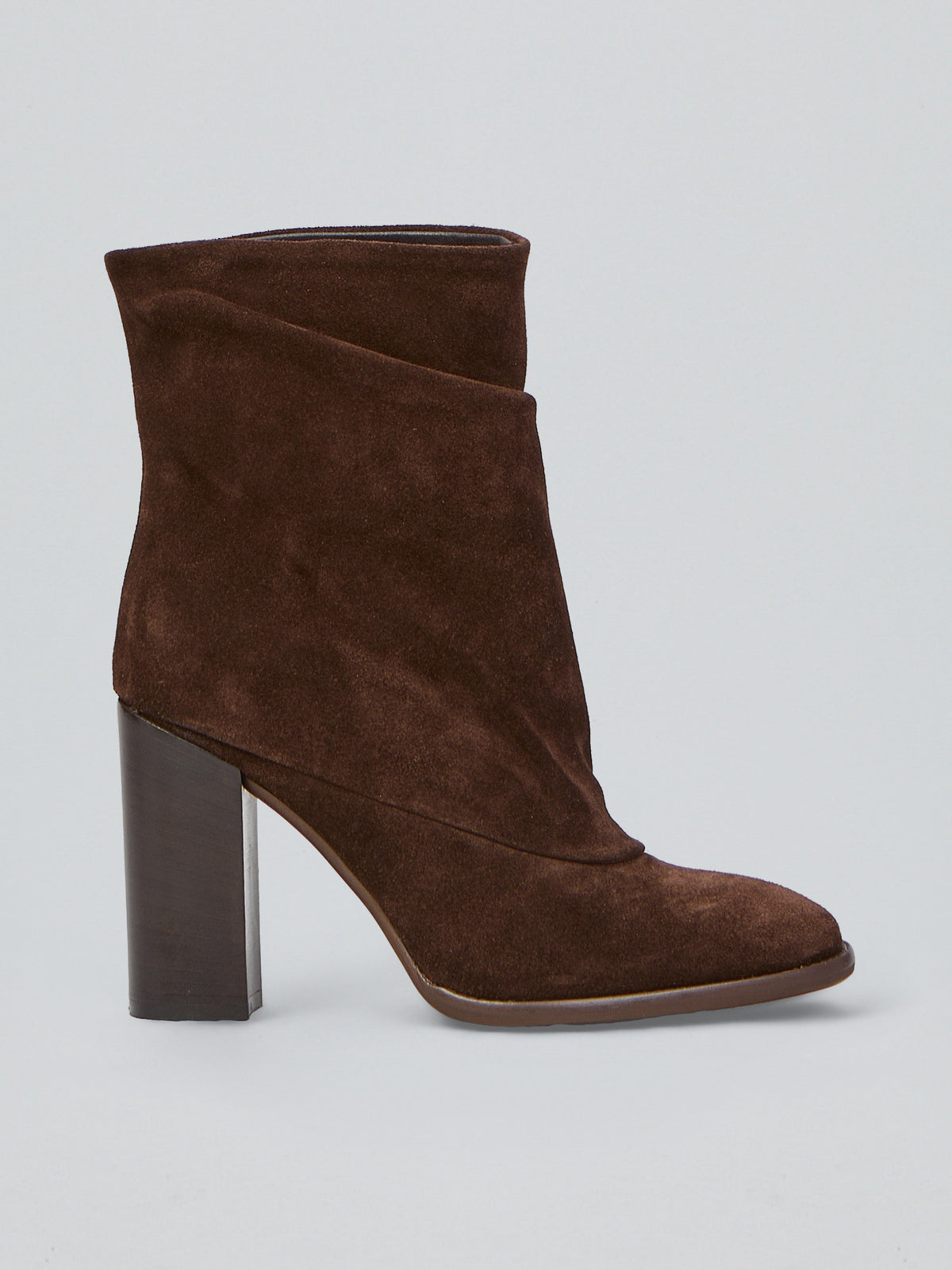Suede ankle boots