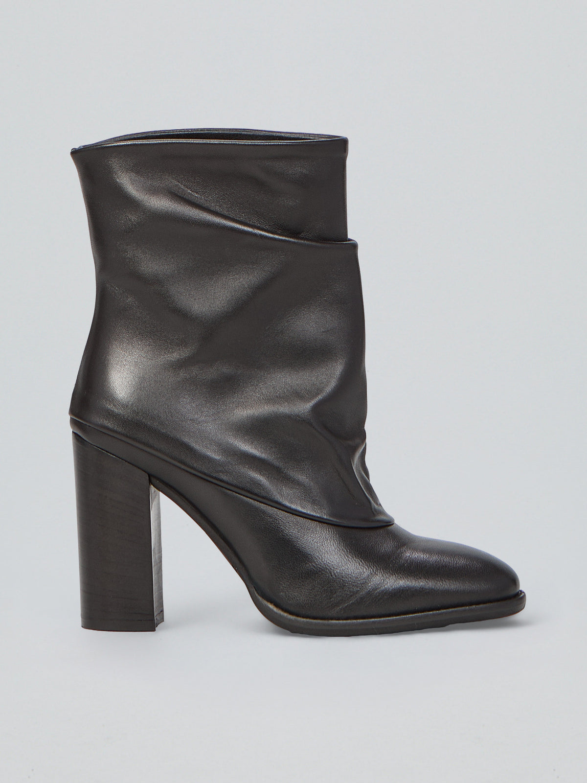 Leather ankle boots