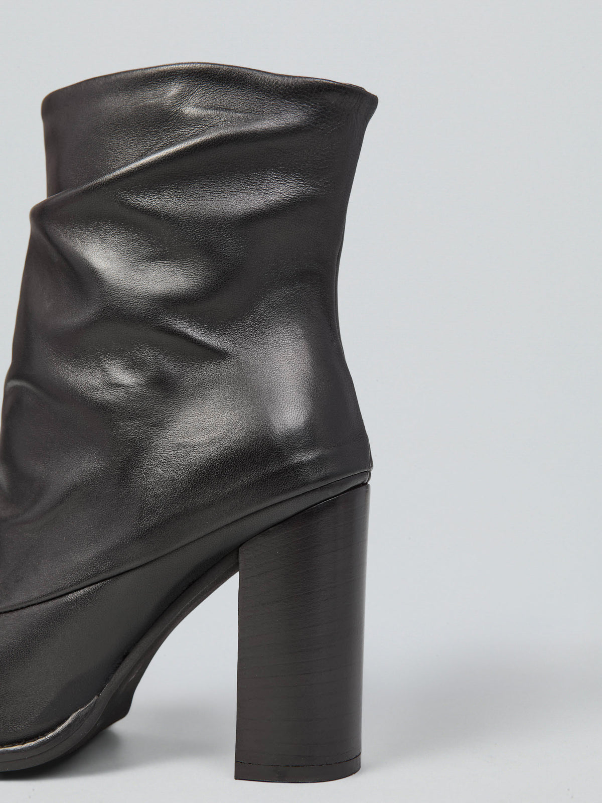 Leather ankle boots