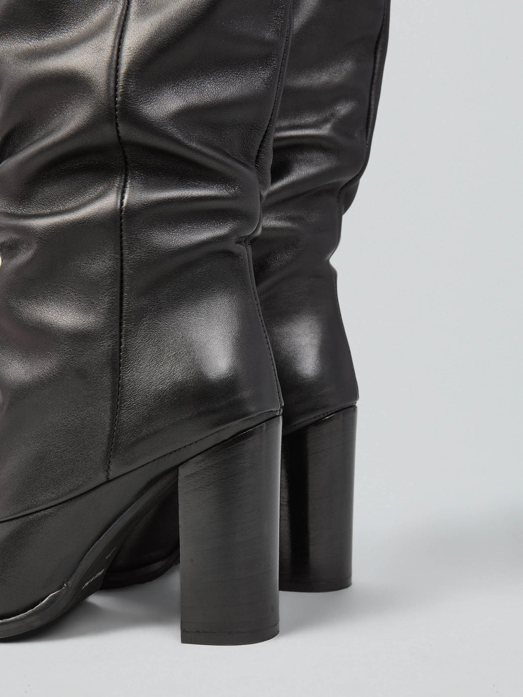 Leather boots