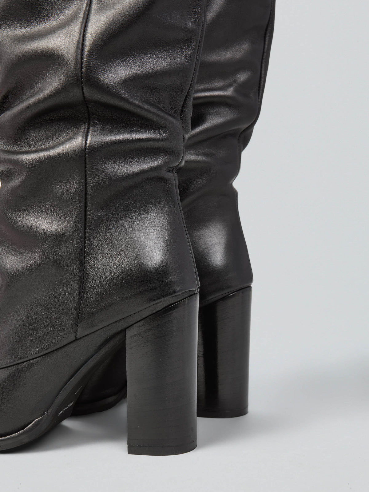 Leather boots