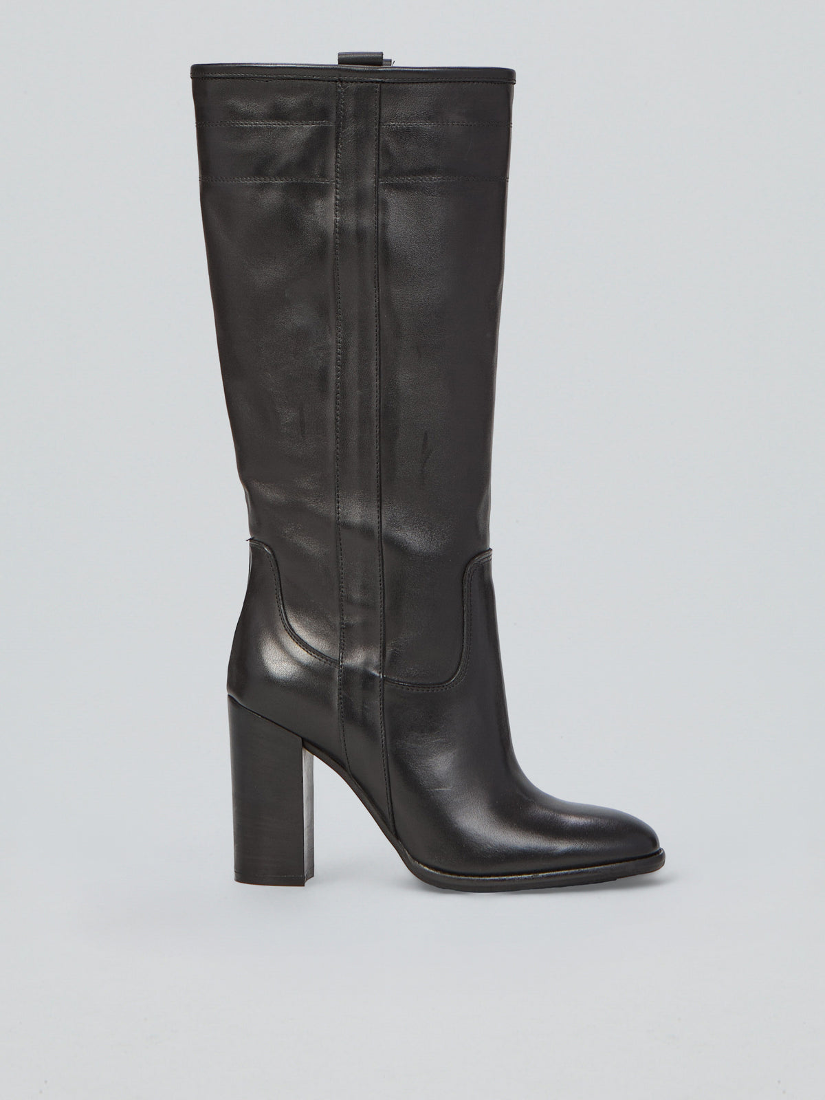 Leather boots