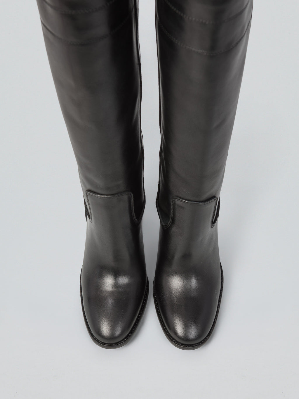 Leather boots