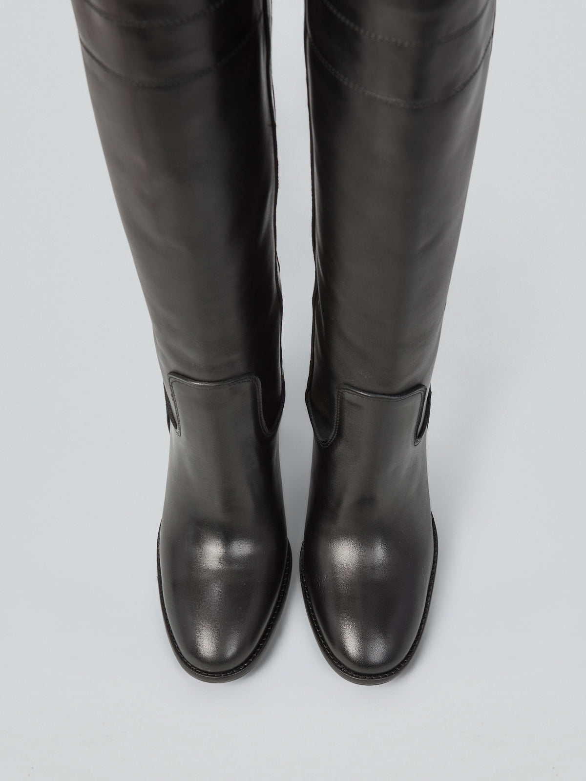 Leather boots