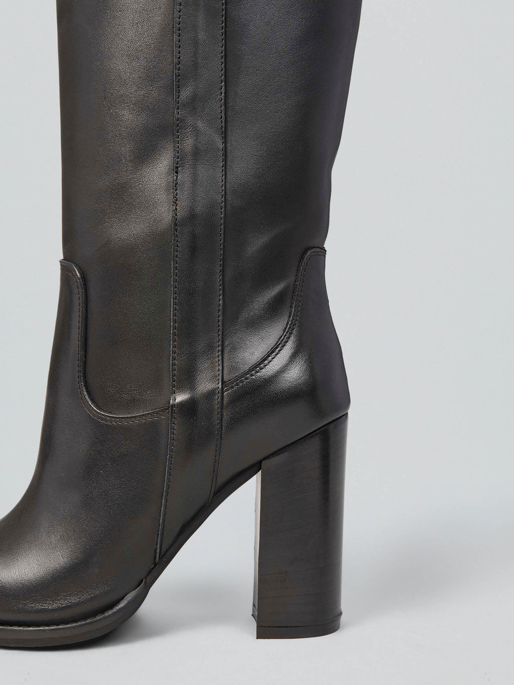 Leather boots