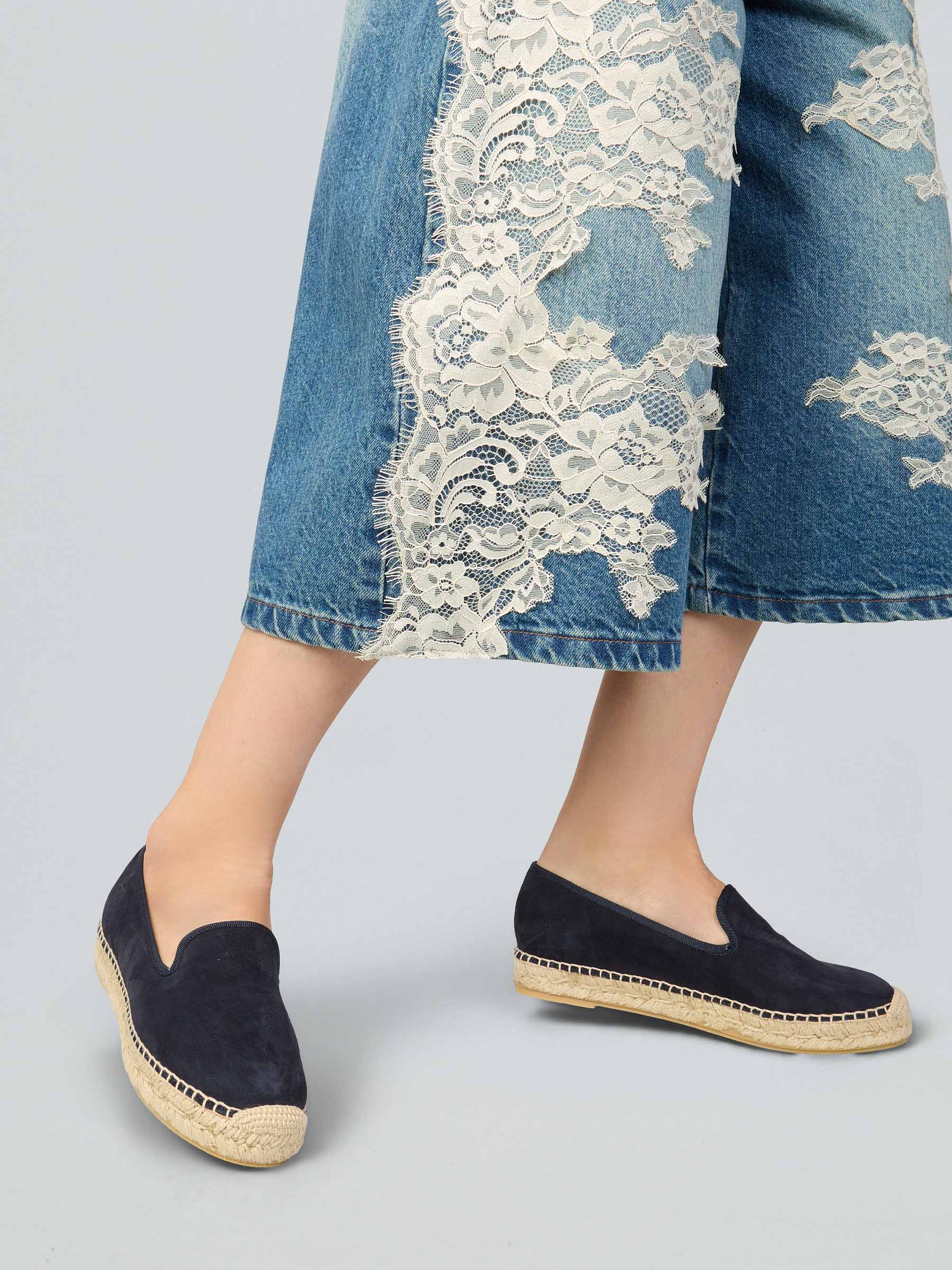 Suede espadrilles