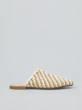 Raffia mules