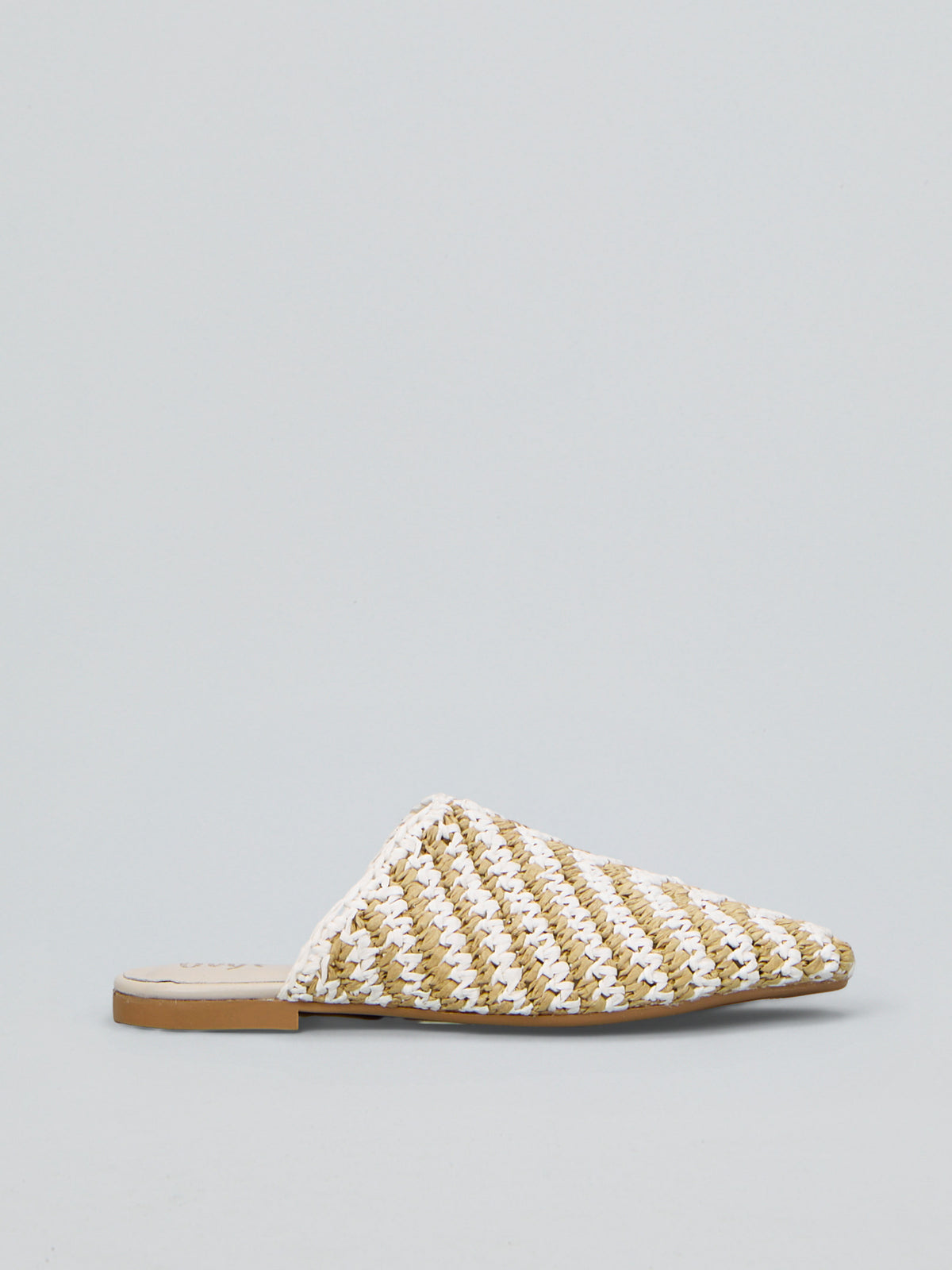 Raffia mules
