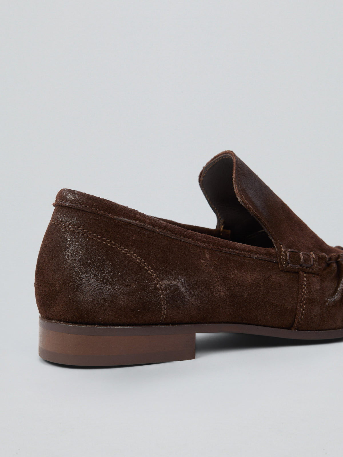 Gerüschte Wildleder-Slipper