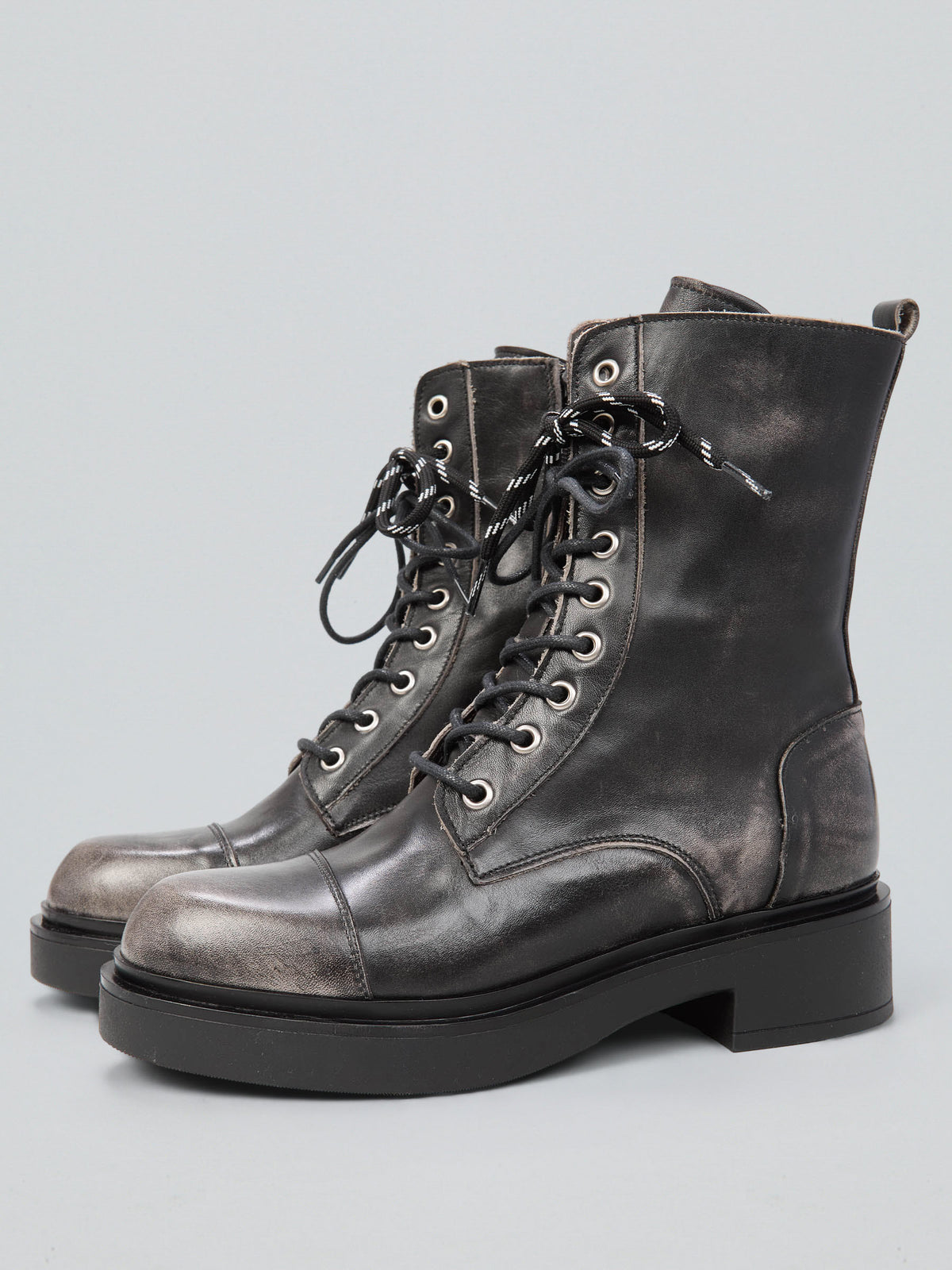 Leather boots
