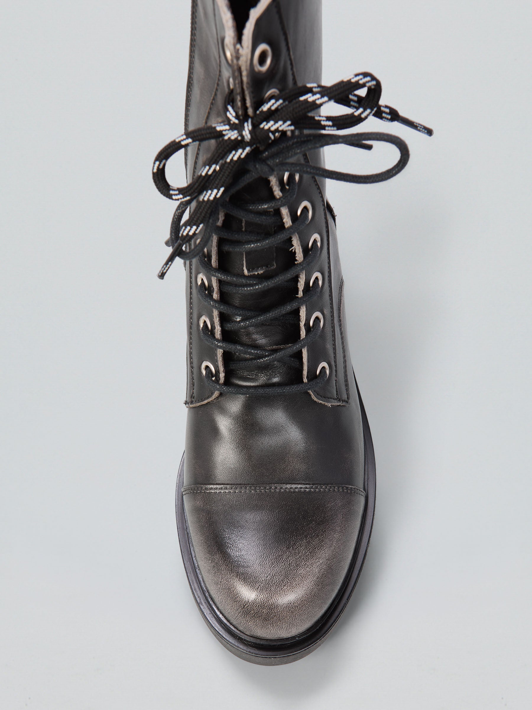 Leather boots