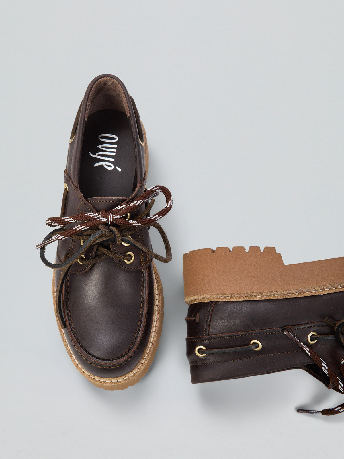Leather boat loafers