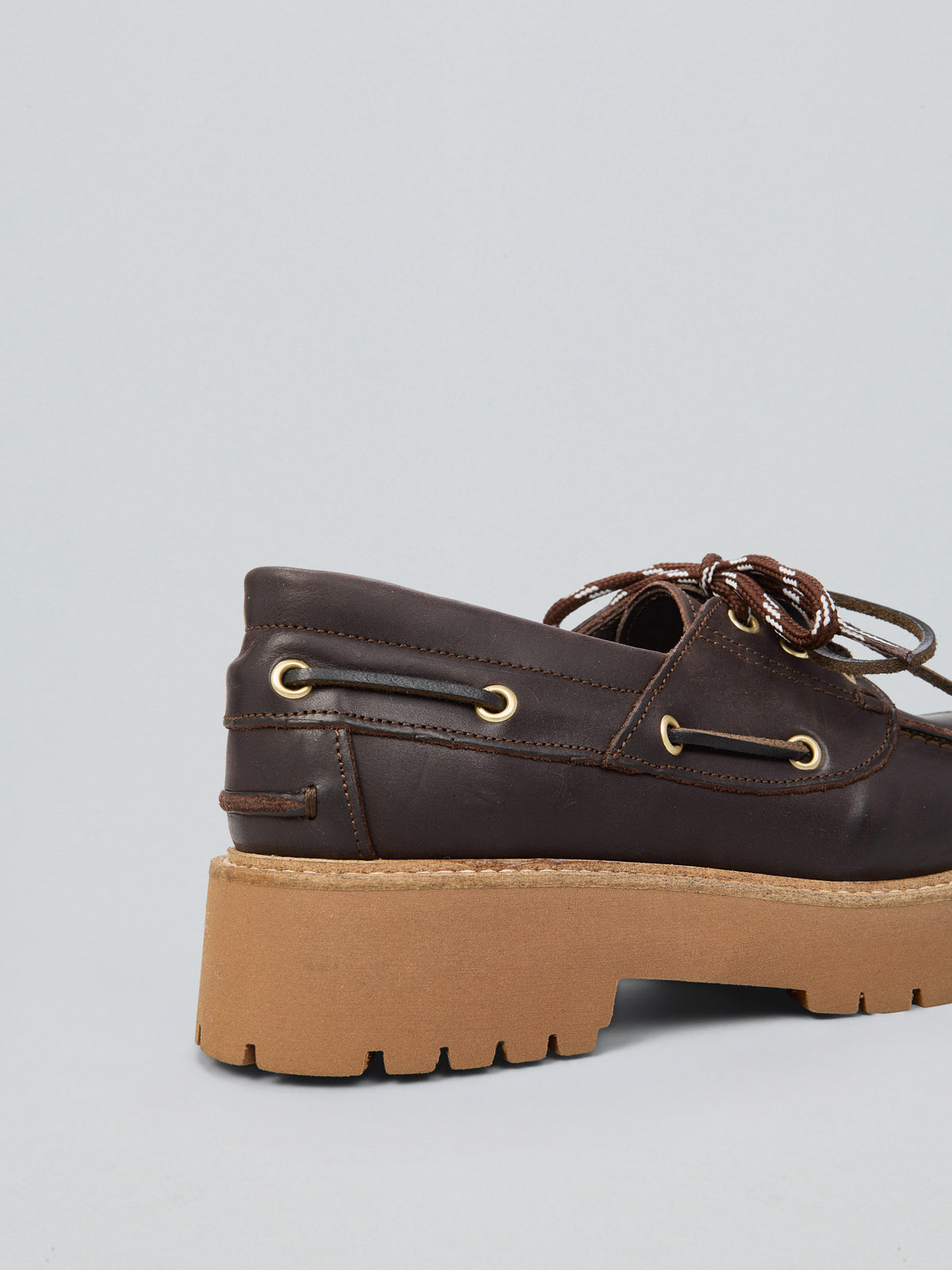 Leather boat loafers