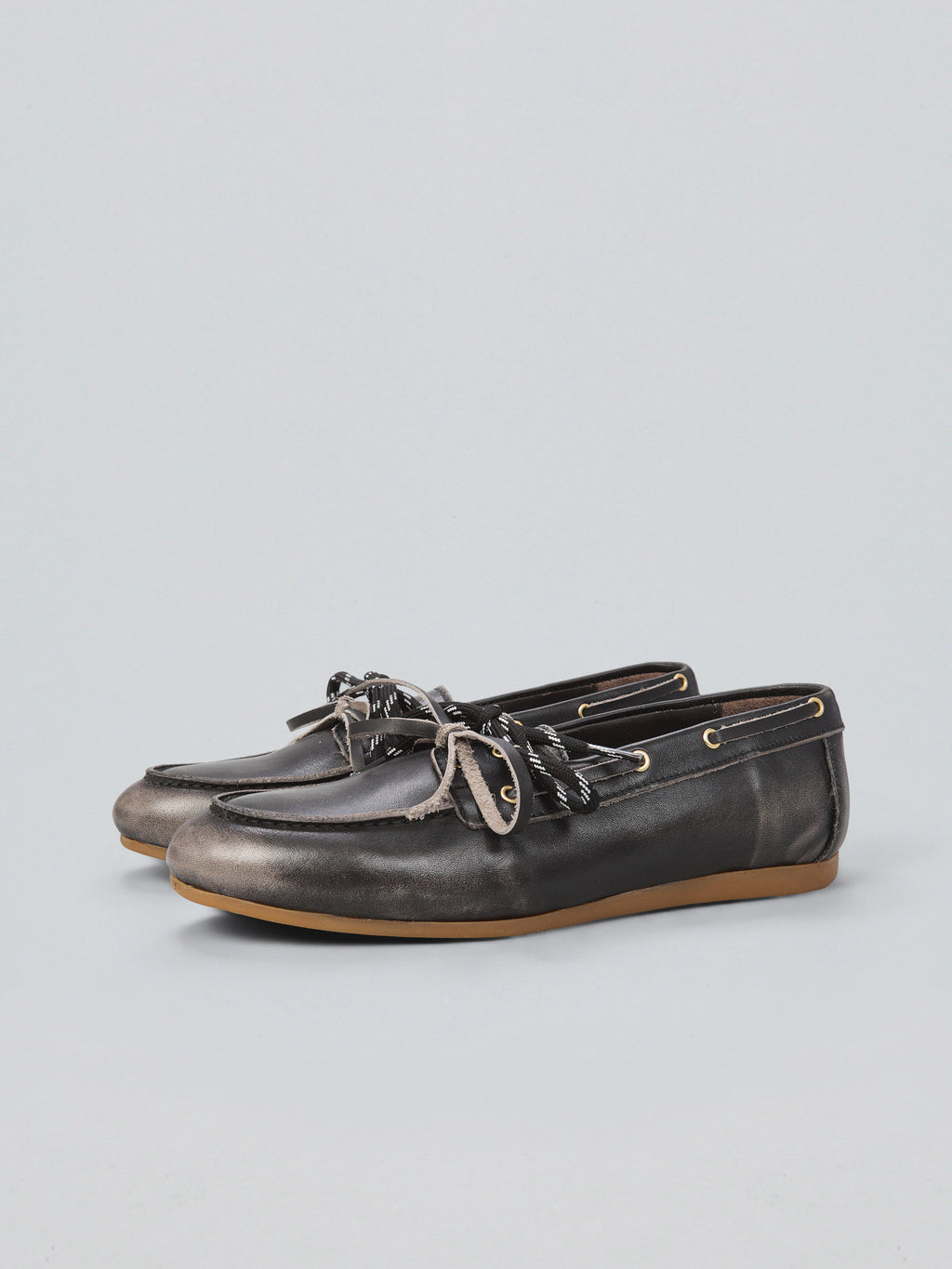 Bootsschuhe aus Leder
