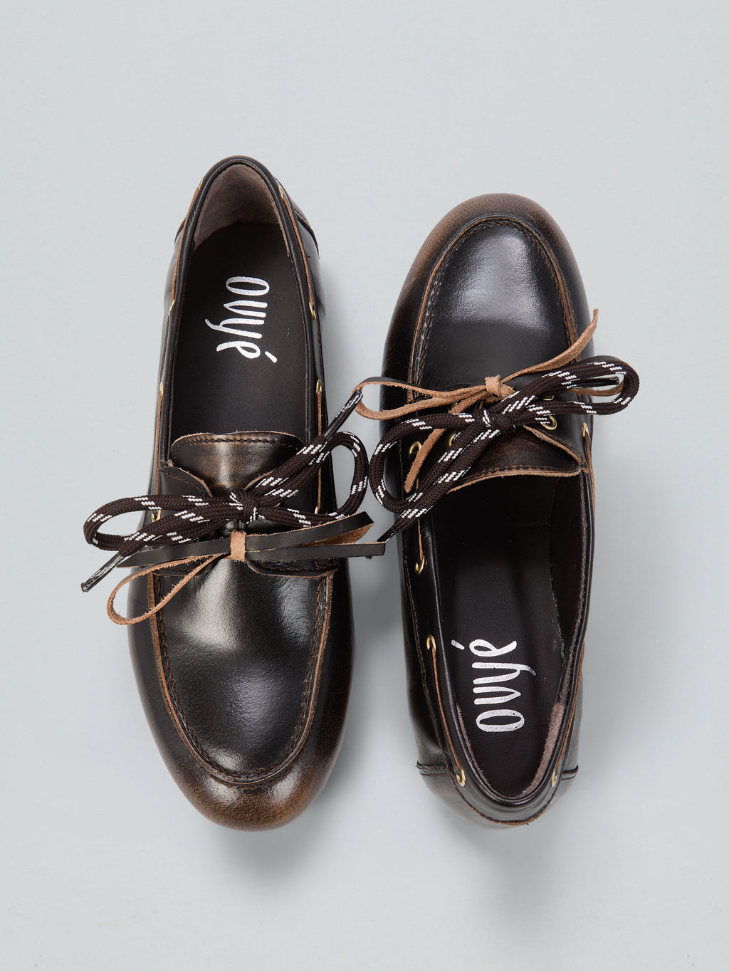 Leder-Bootsschuhe