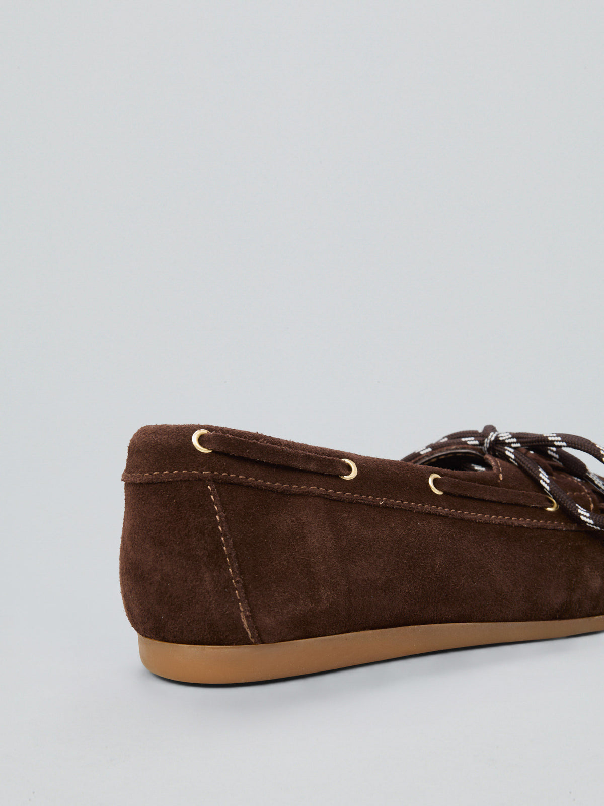 Suede boat loafers