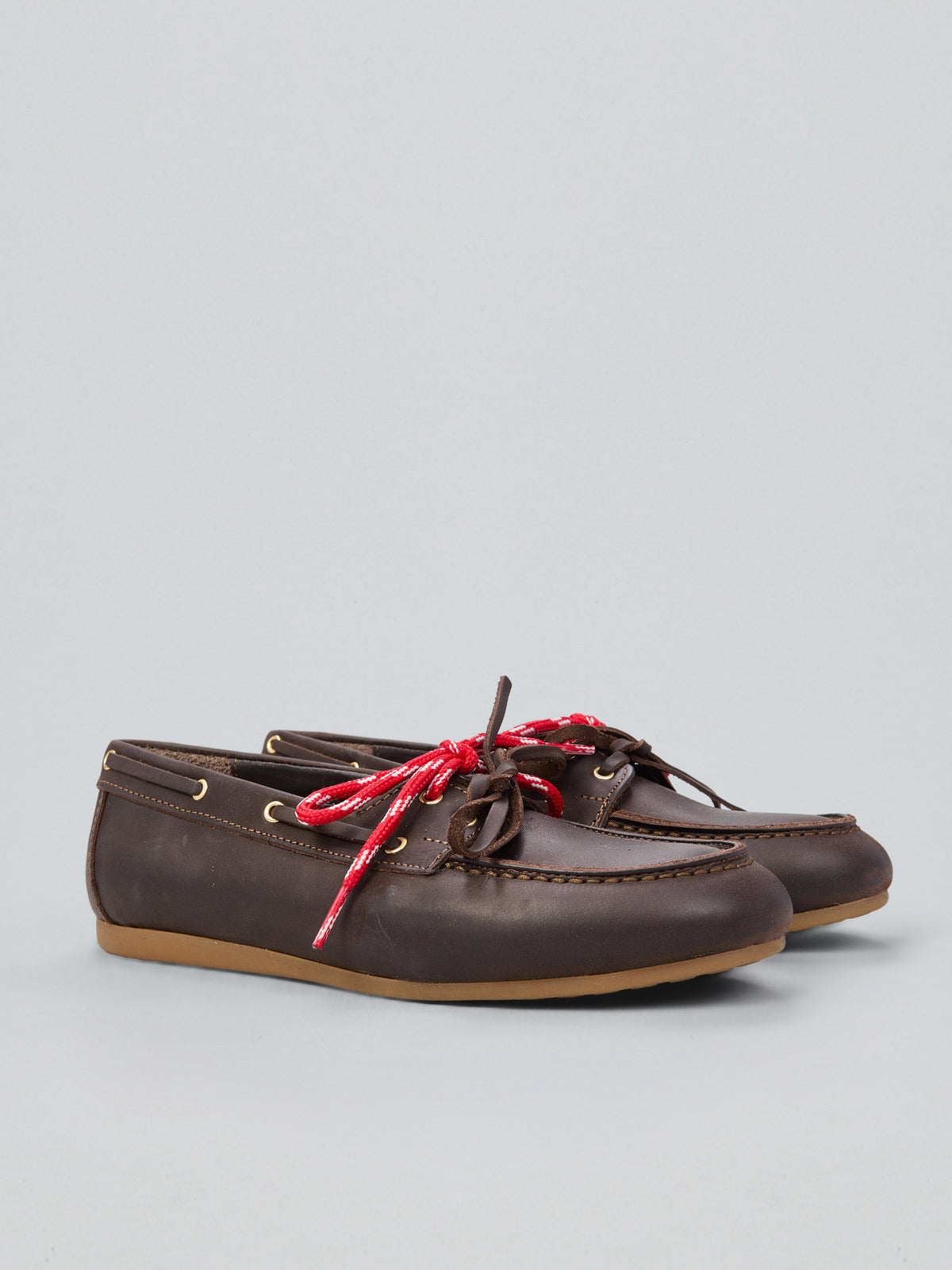 Leather boat loafers