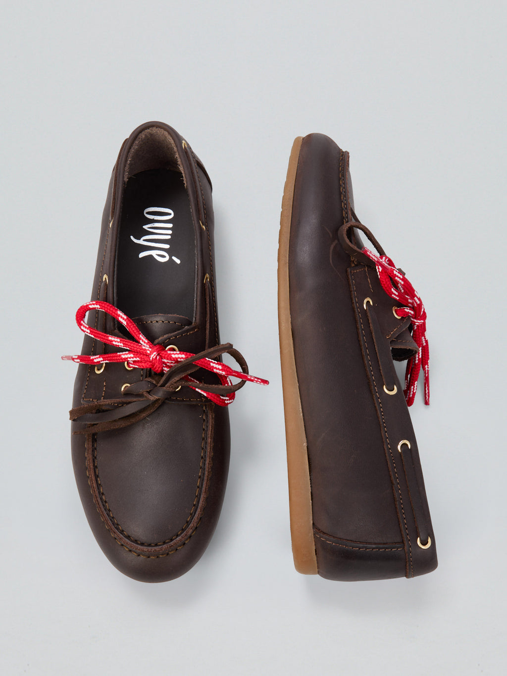 Lederloafer im Bootsschuh-Stil