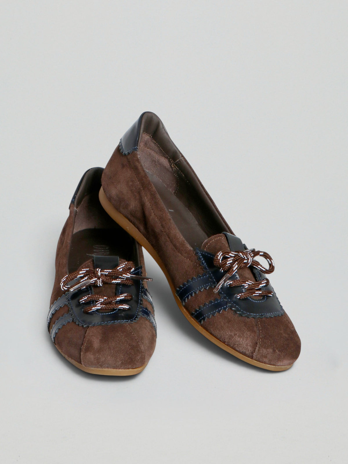 Ballerine in camoscio