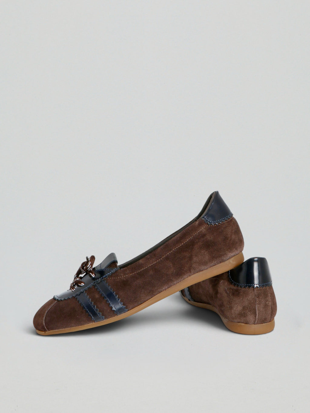 Ballerine in camoscio