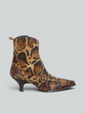 Wildleder-Stiefeletten mit Absatz
