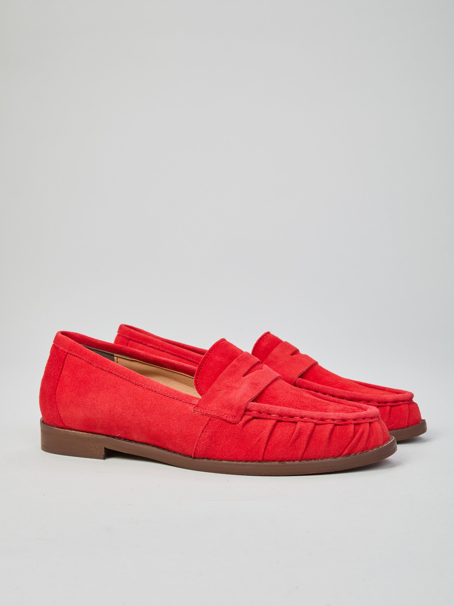 Suede loafers
