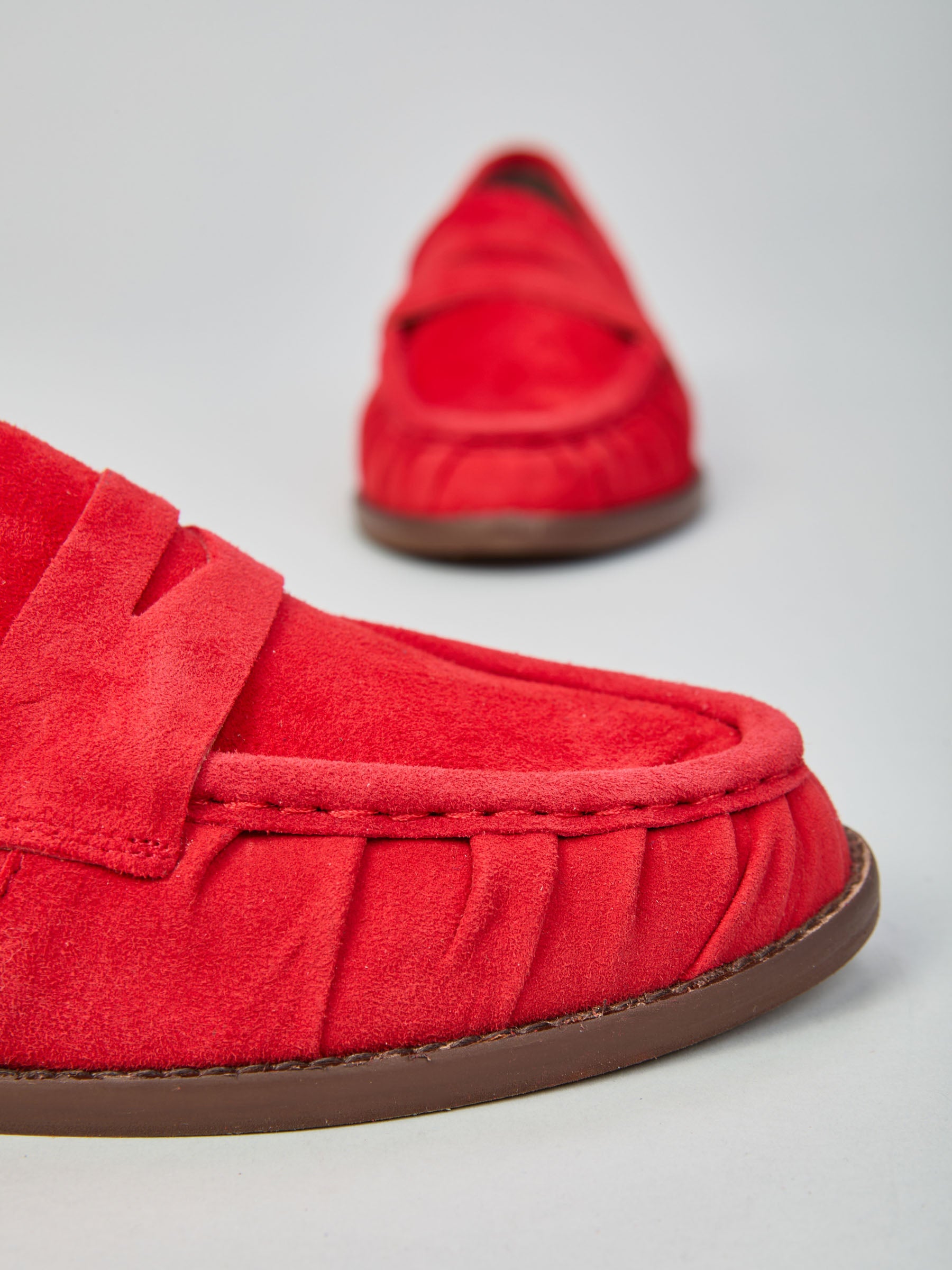Suede loafers