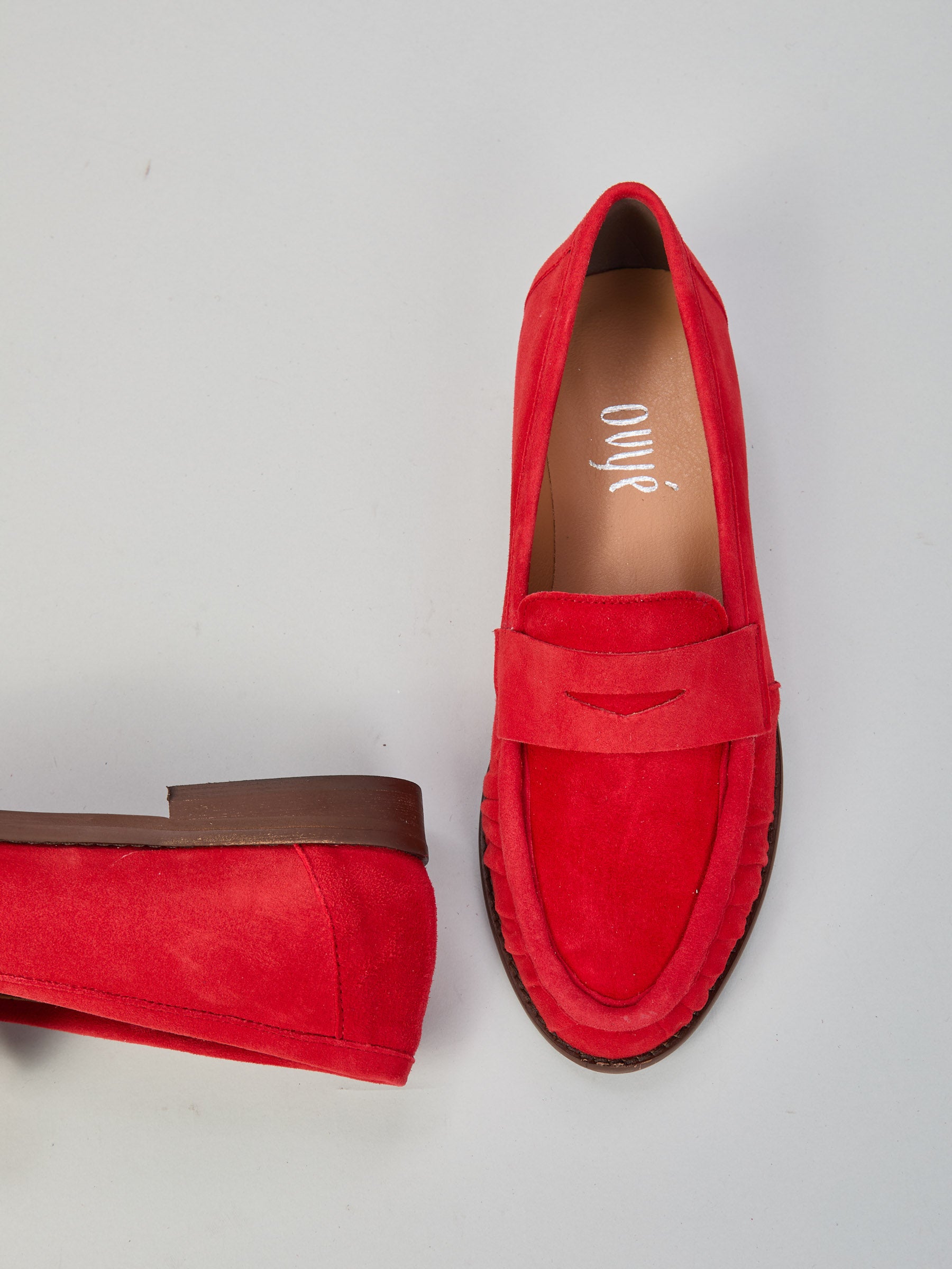 Suede loafers